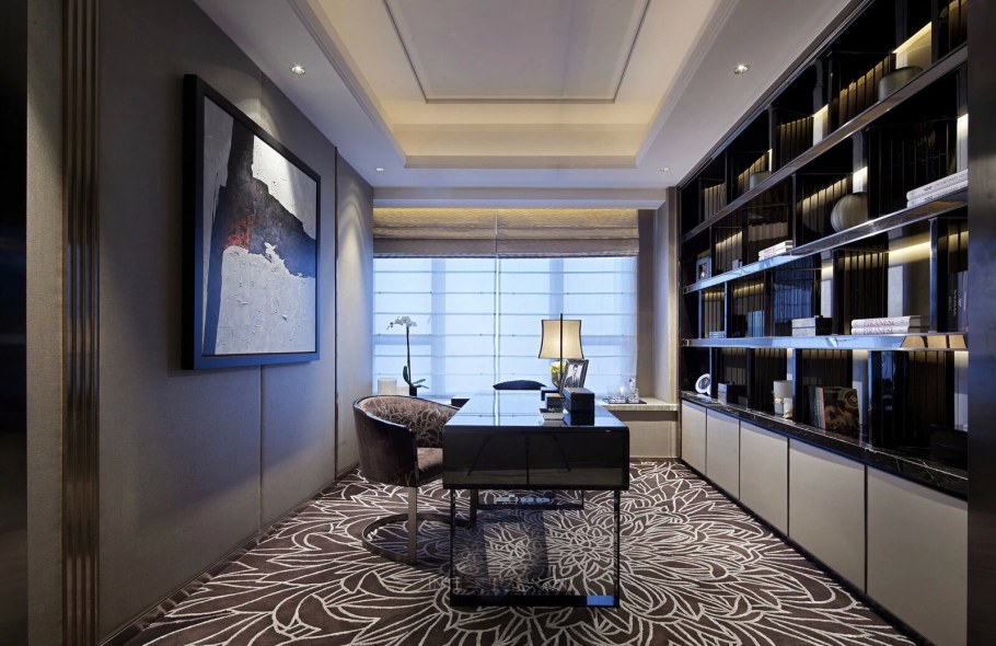 Роскошный интерьер кабинета