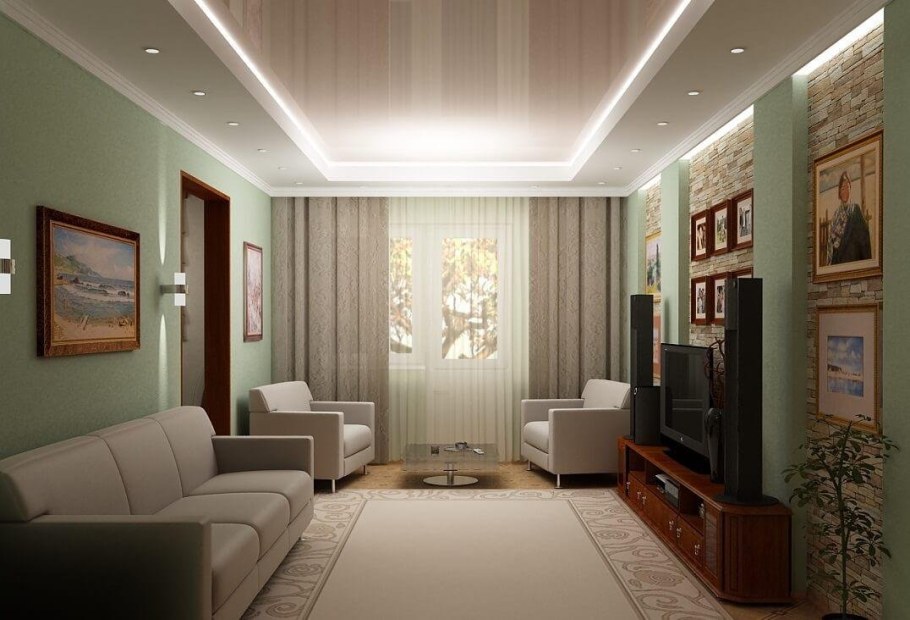 Гостиная в хрущевке