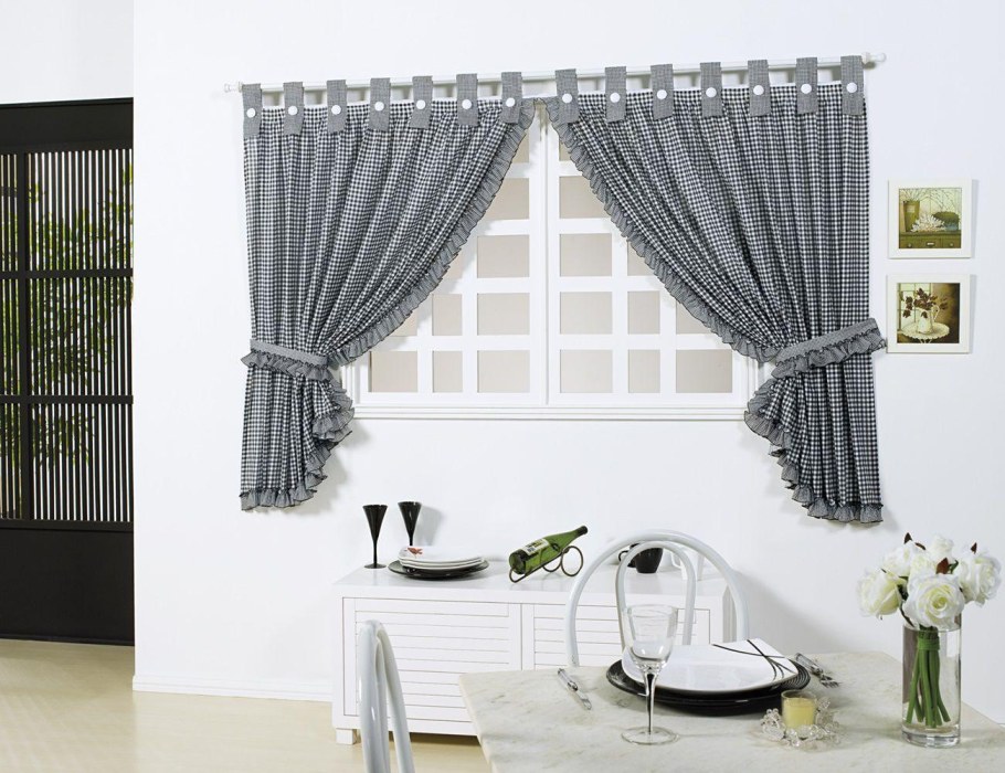 Модные шторы на кухню