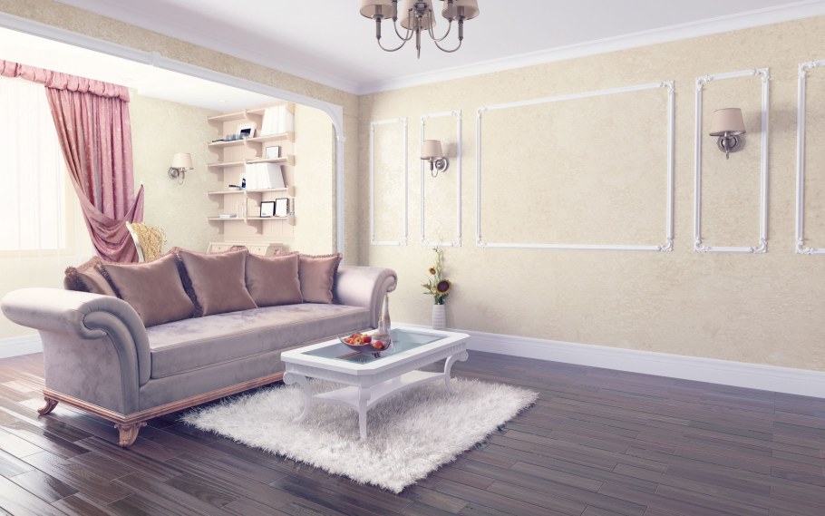 Молдинги для стен в интерьере