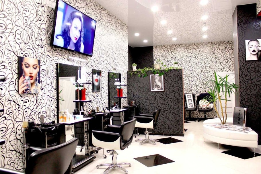 Интерьер женской парикмахерской