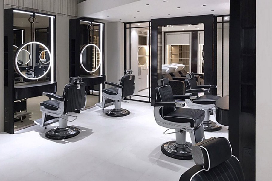 Парикмахерская в стиле хайтек