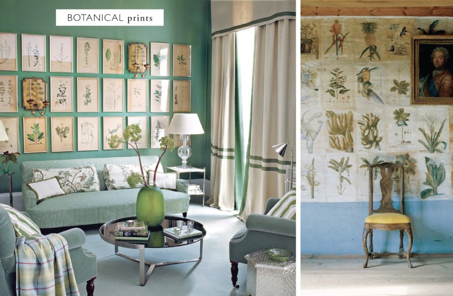 Зеленый цвет в интерьере