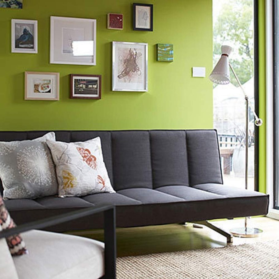 Серо зеленый интерьер