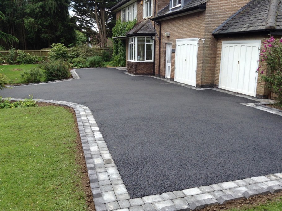 Асфальтовые дорожки на даче