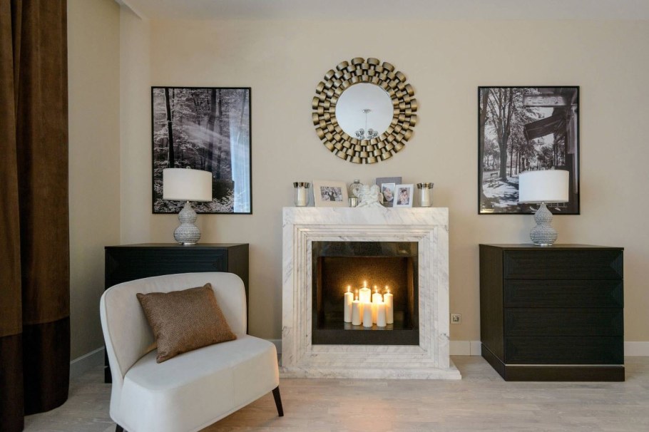 Декоративный камин в интерьере