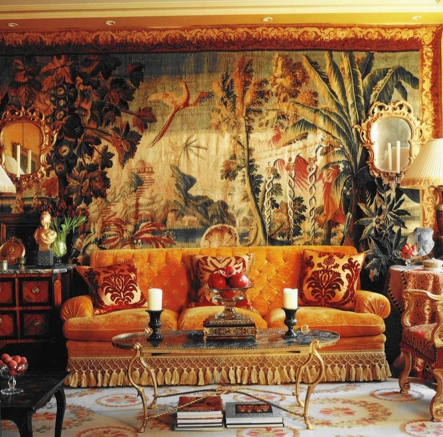 Гобелен в современном интерьере