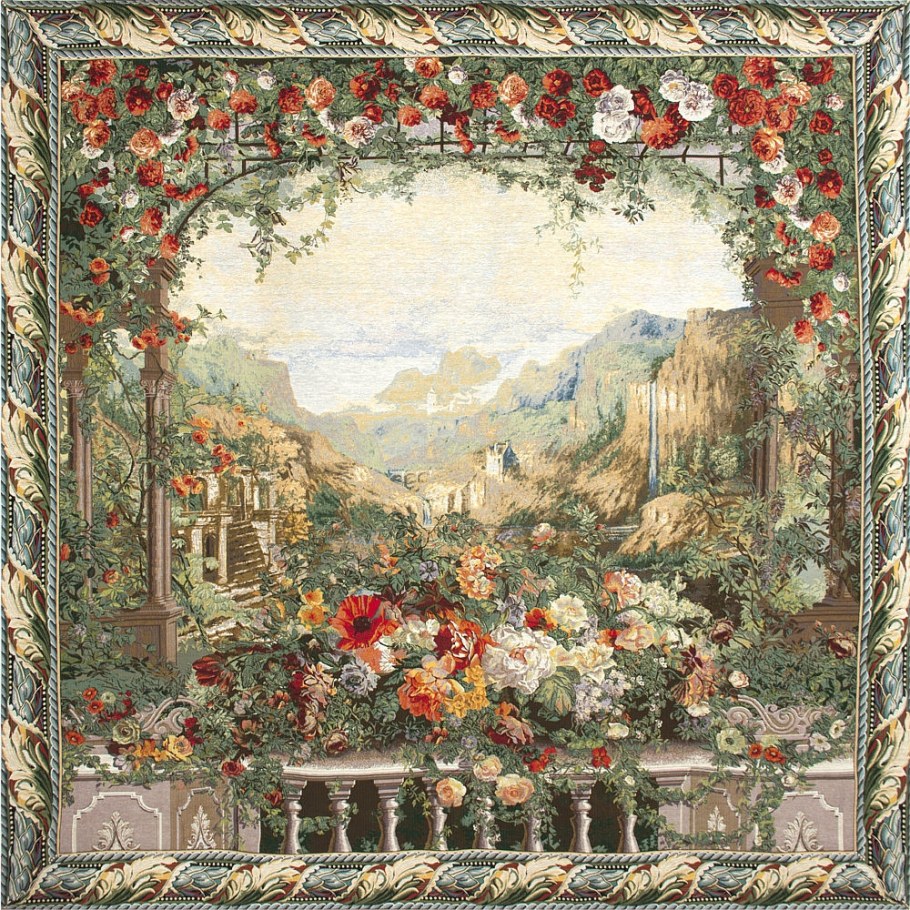 Гобеленовое панно "загородный дом (Шишкин е.)" (200х137)