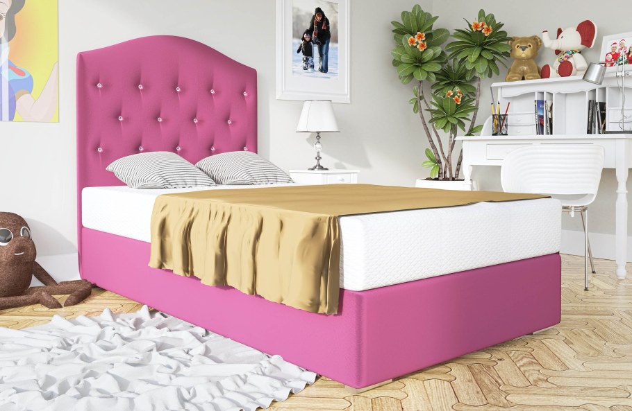 Кровати для детей с мягким изголовьем