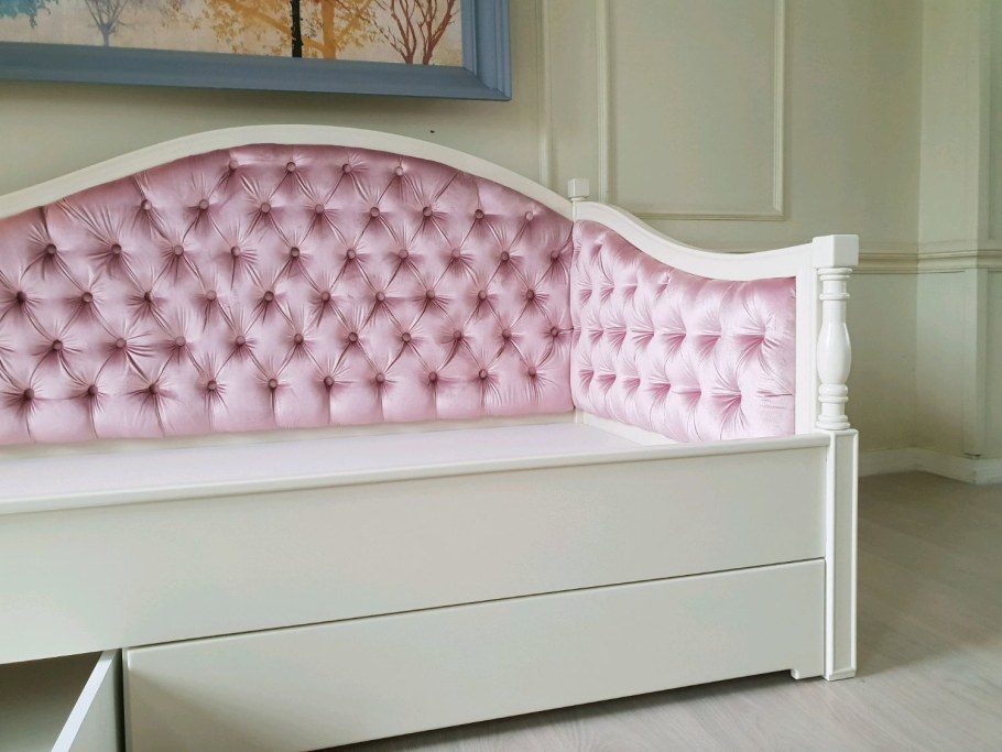 Кровать детская 160*80 с каретной стяжкой