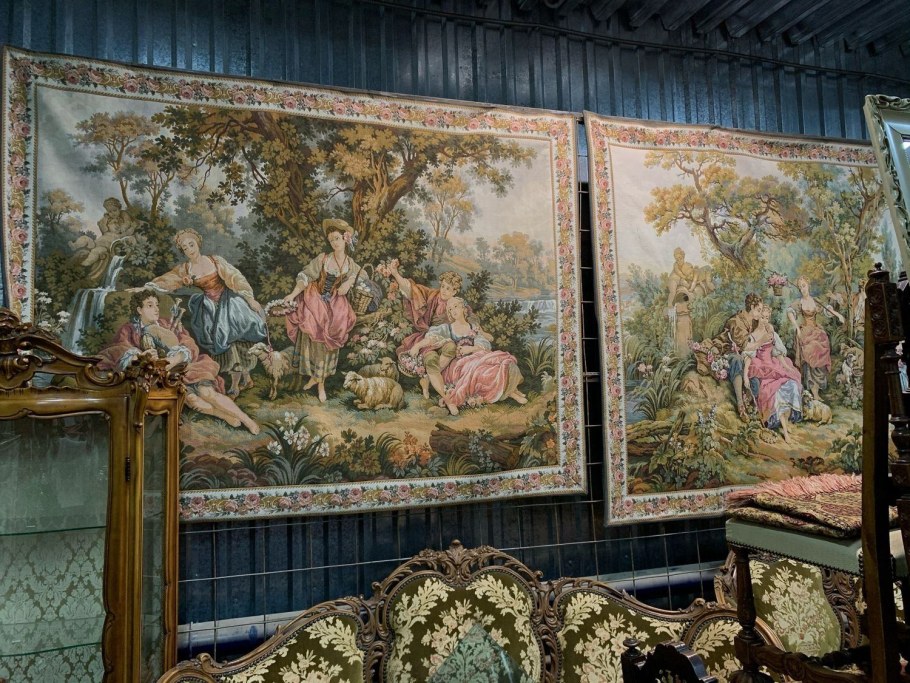 Старинные гобелены в интерьере