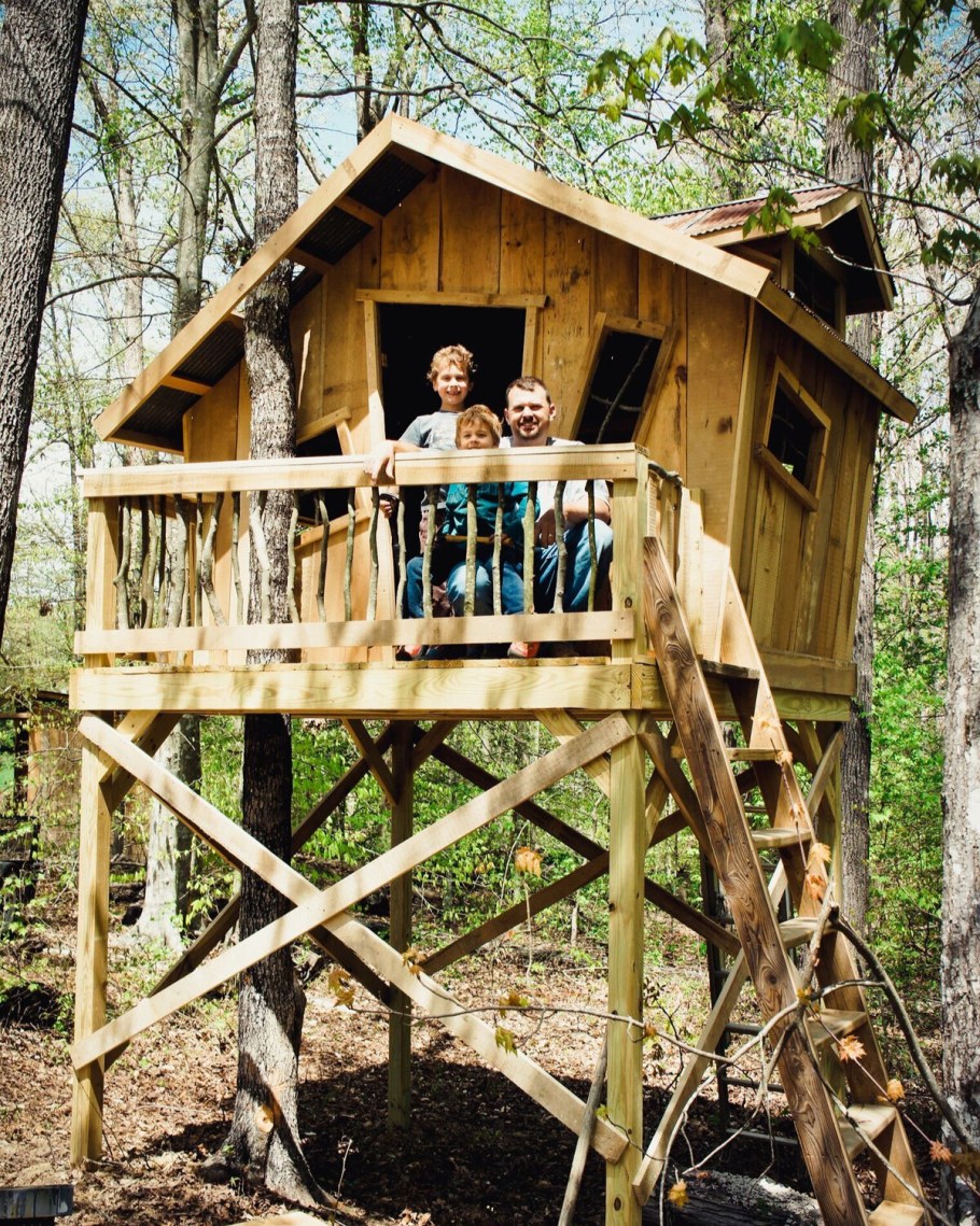 Шалаш на дереве