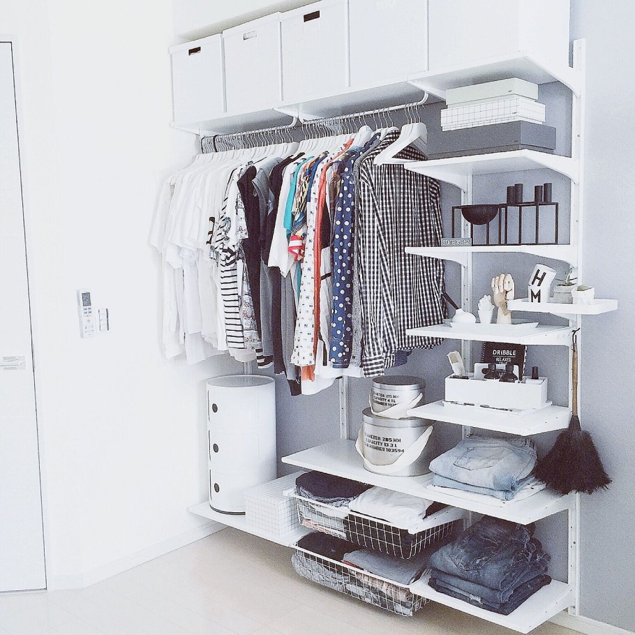 Гардеробная система икеа АЛЬГОТ