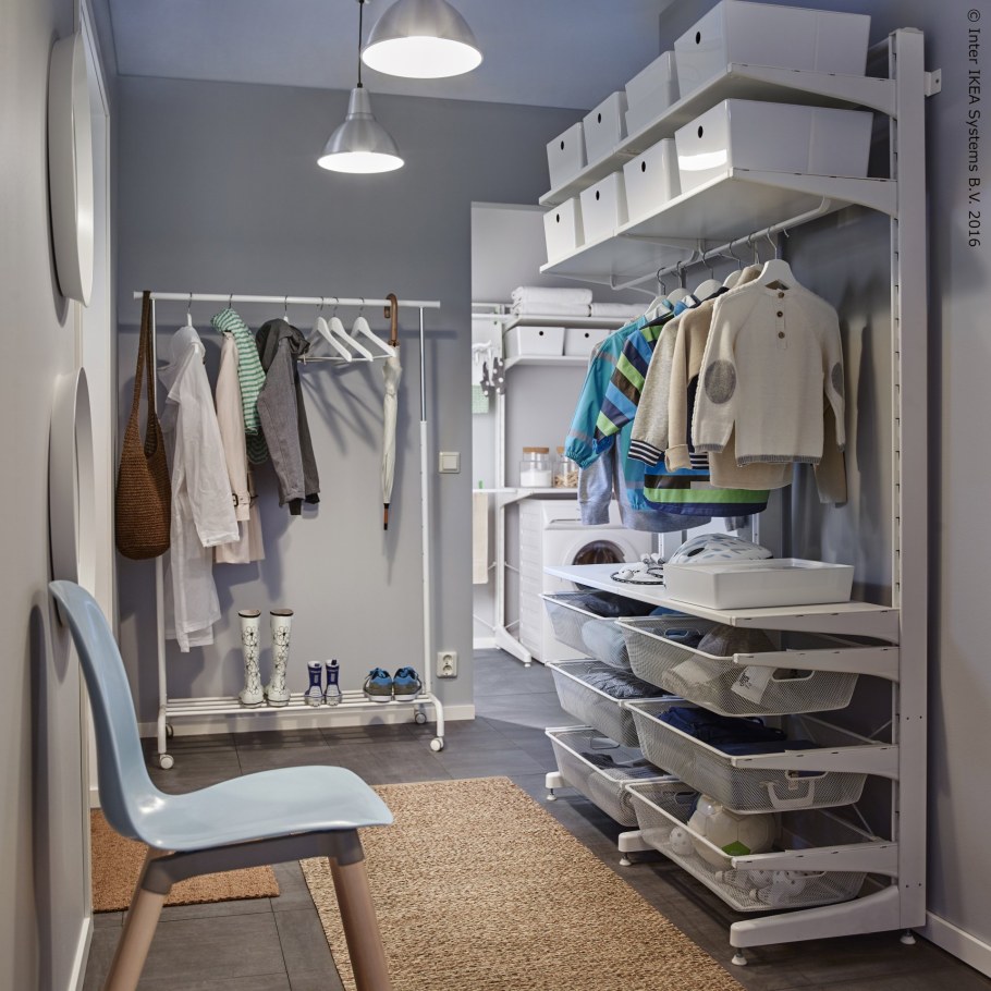 Гардеробная система икеа АЛЬГОТ