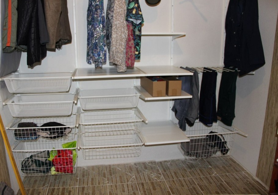 Гардеробная система икеа АЛЬГОТ