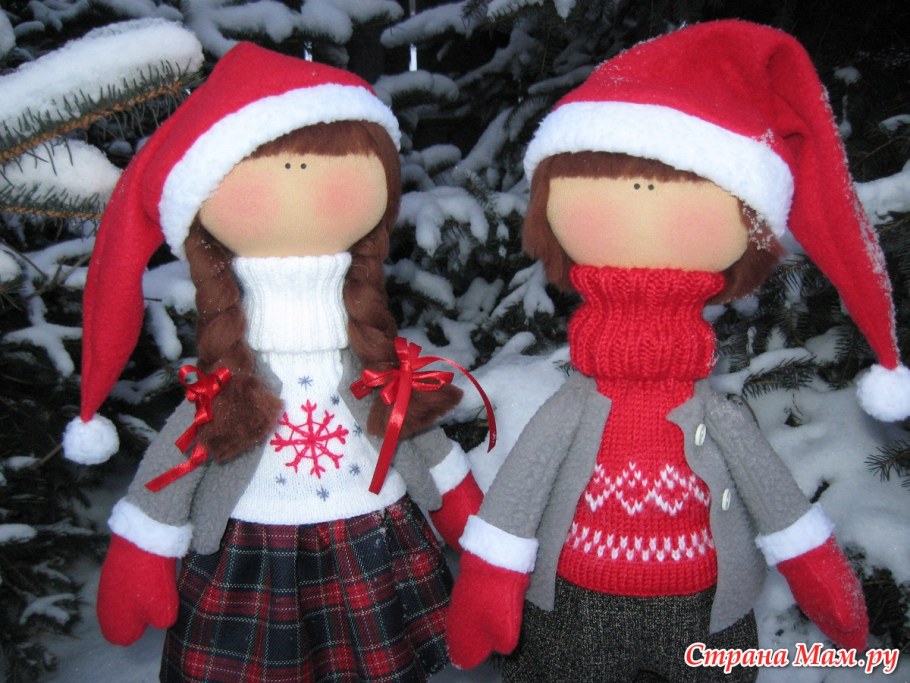 Фото текстильных кукол Коннэ