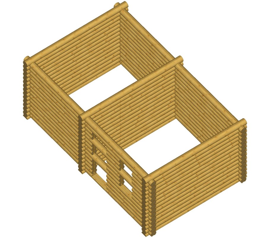 Изба пятистенок планировка