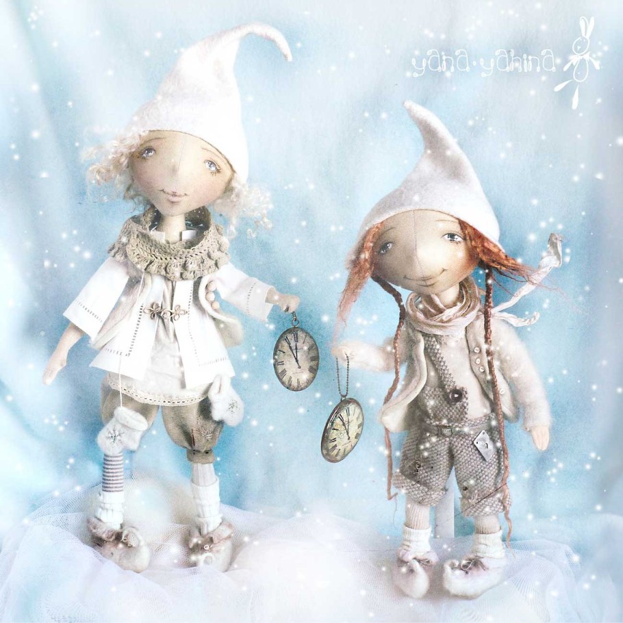 Текстильные куклы Альбины Шароновой