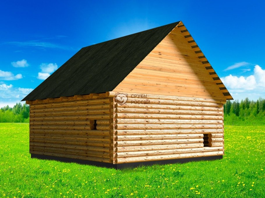 Баня 6х4 пятистенок