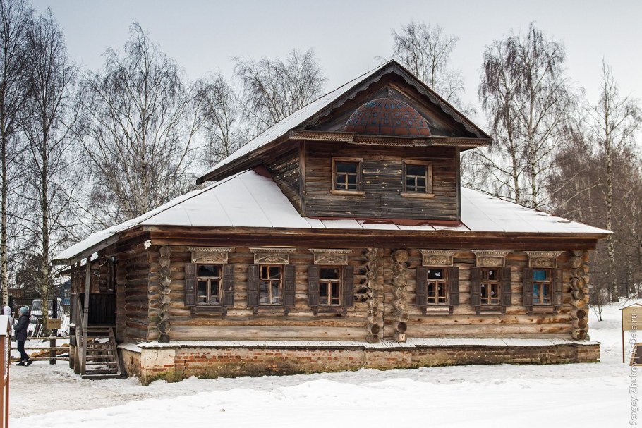 Дом с мезонином, музей деревянного зодчества в Суздале»