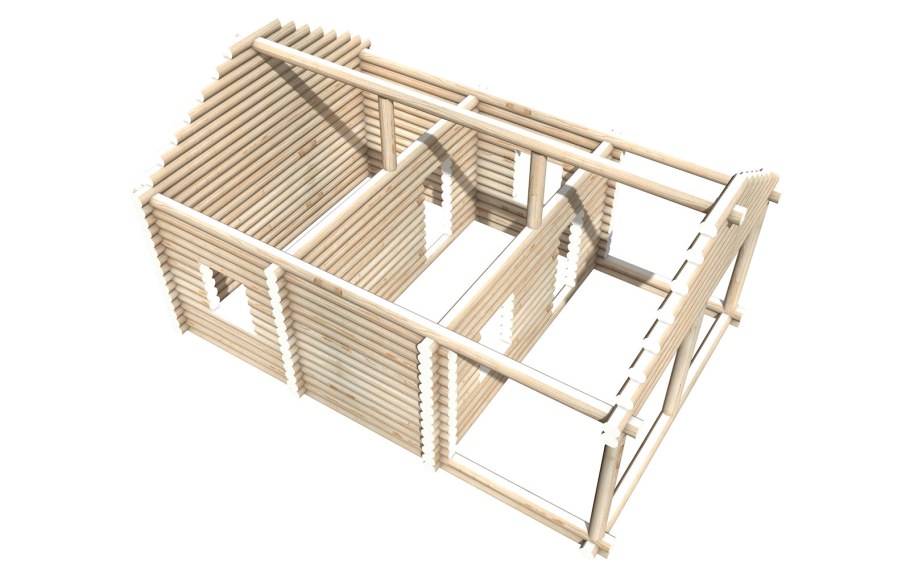 Сруб 6 на 6 пятистенок