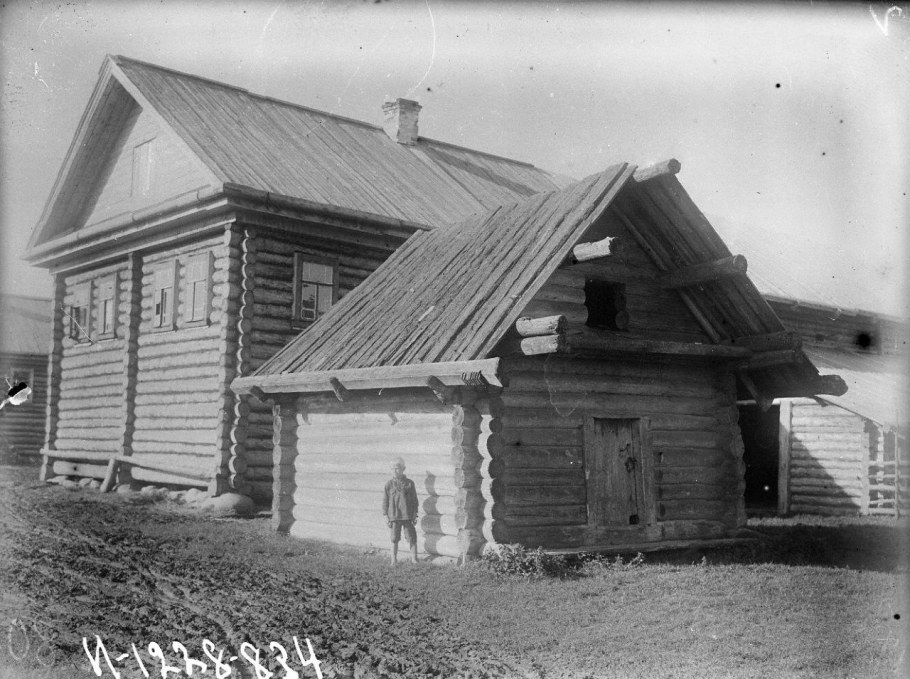 Дом пятистенок на Руси