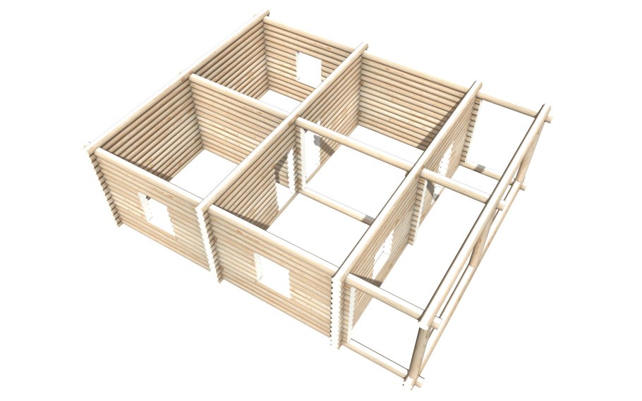 Дом шестистенок планировка