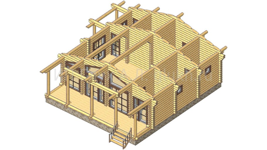 Русская изба пятистенок планировка