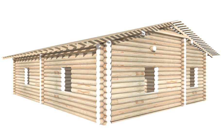 Сруб 10х10 Чувашия