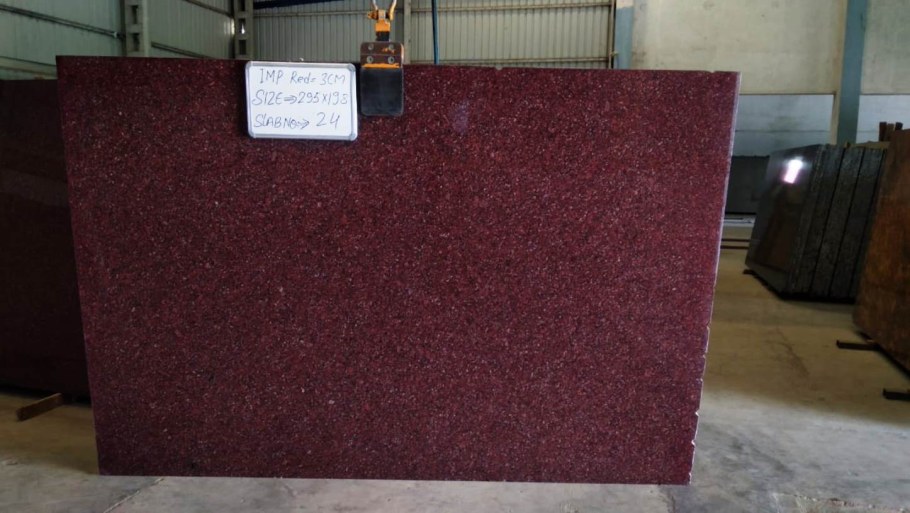 Гранит красный ясин слэб