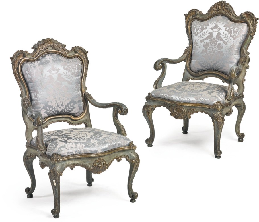 Кресло Wingback 18 век