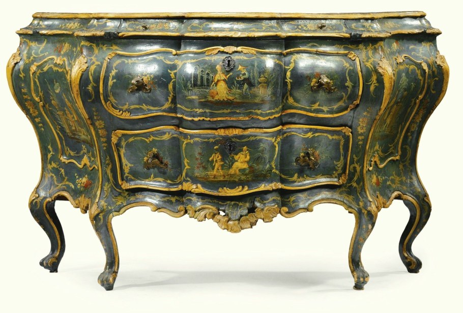 Мебель в стиле рококо 18 век Франция