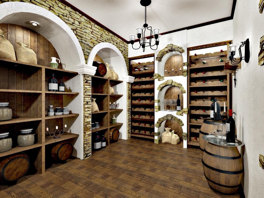 Погреб интерьер