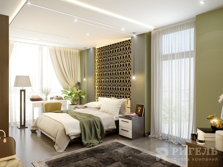 Ригель в спальне