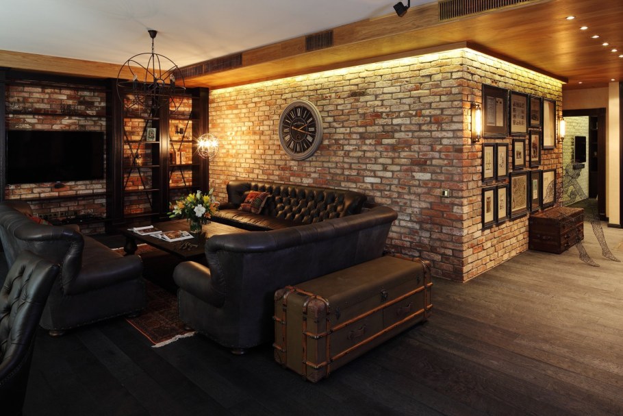Гостиная в стиле бара