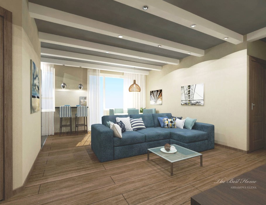 Потолочные балки в интерьере