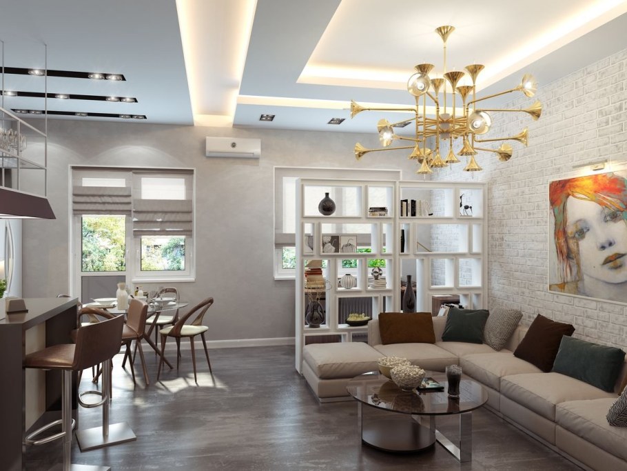 Декор ригеля в квартире