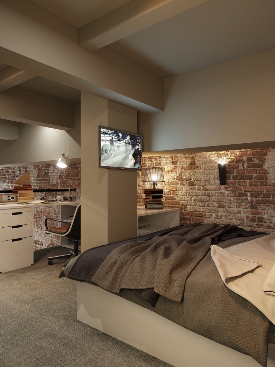 Квартира в стиле лофт