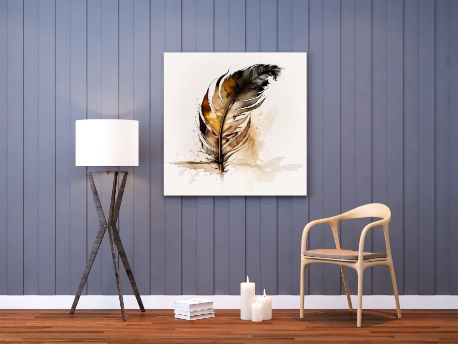 Холст в интерьере