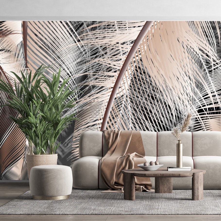 Фреска перья