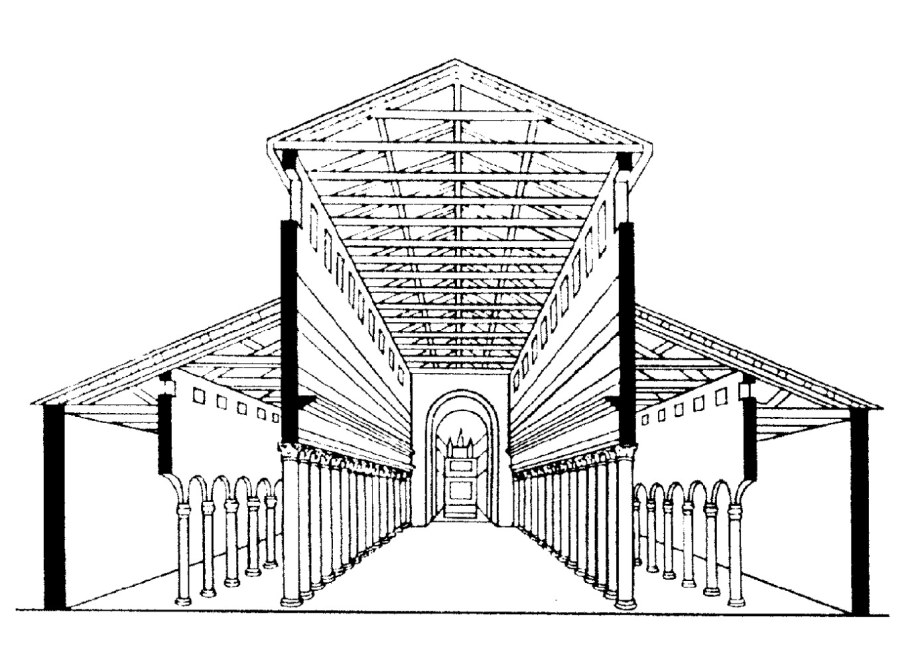 План базилики Санта Мария Маджоре в Риме