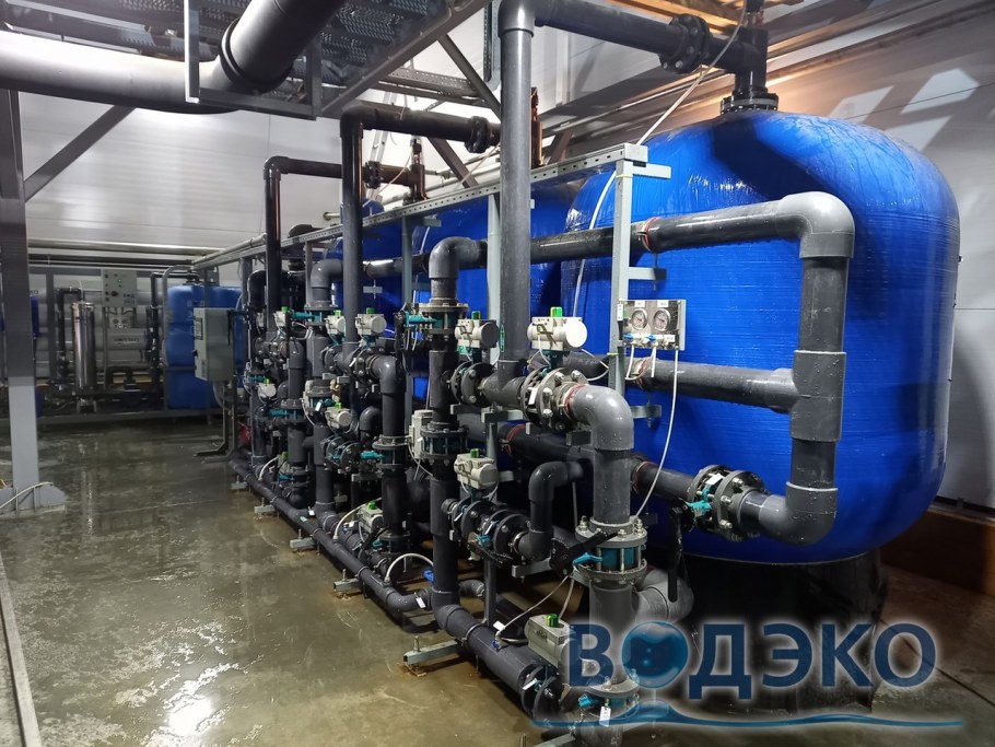 Станция химводоподготовки для завода