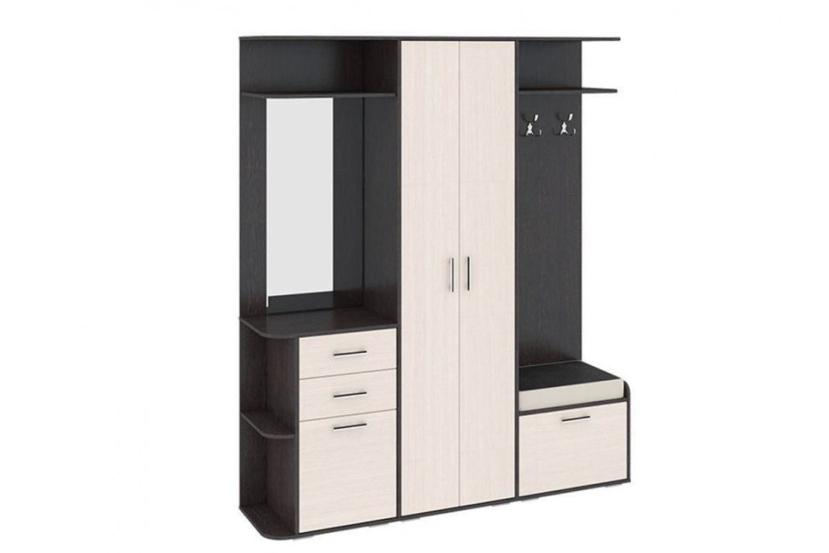 Прихожая Диана СТЛ.279.01 венге/дуб молочный