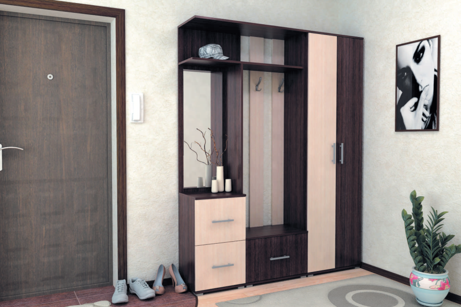 Прихожая Ирма-2 венге/дуб