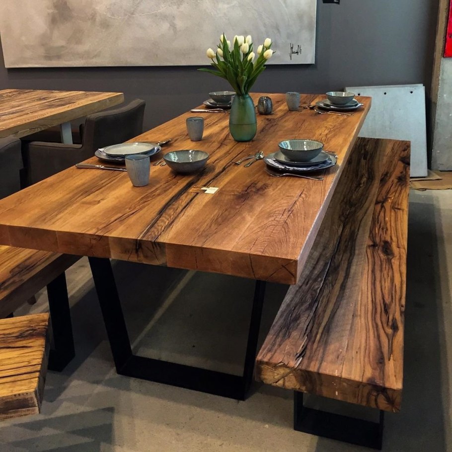 Кухонный стол лофт дуб Кельтик