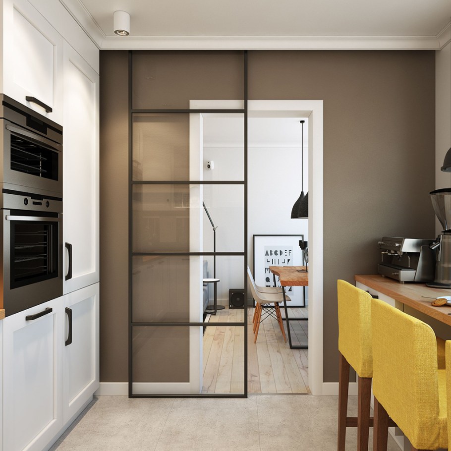 Раздвижные двери на кухню