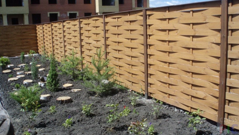 Забор Австрийская плетенка вертикальная