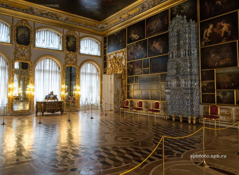 Портретный зал Екатерининского дворца