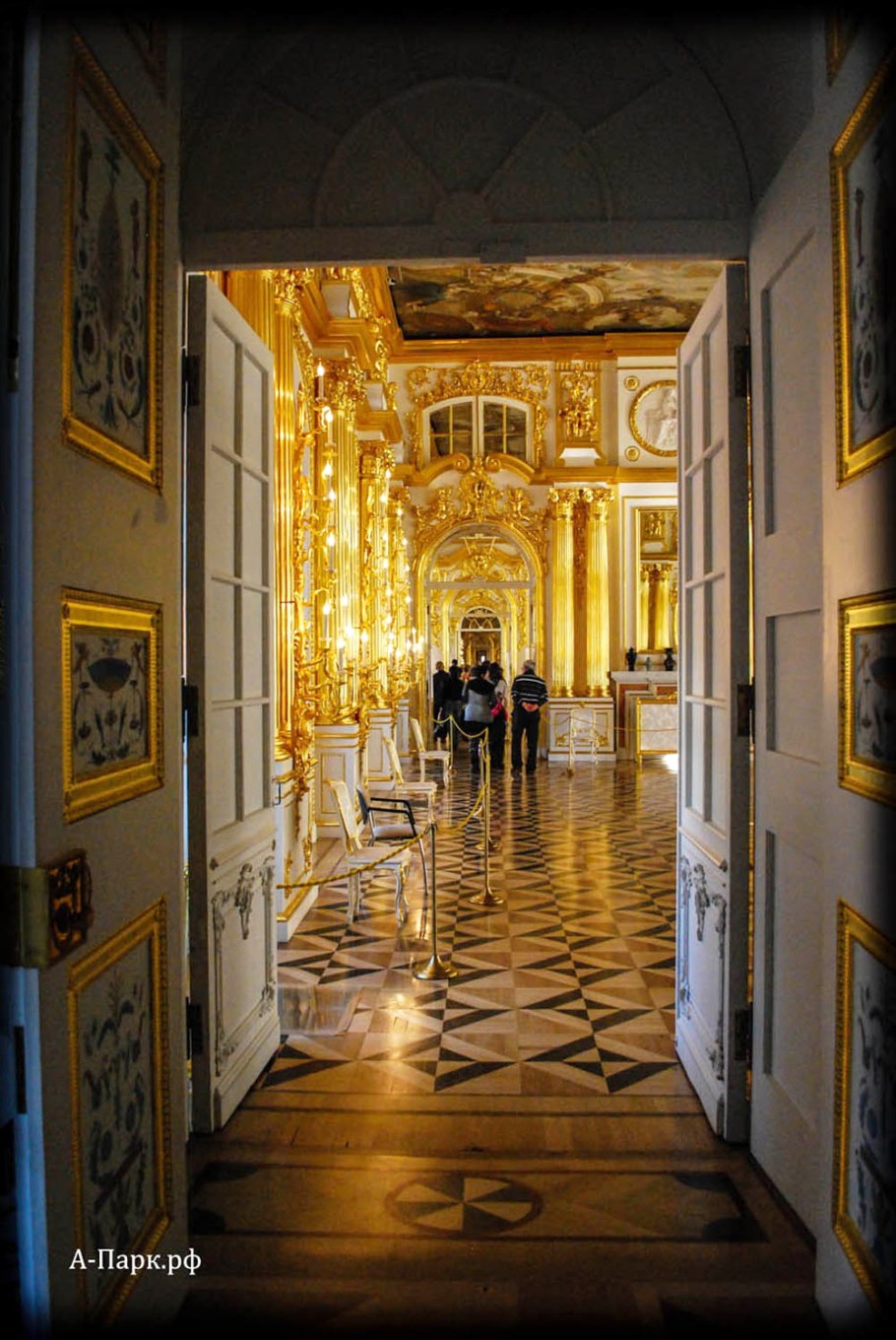 Золотая Анфилада Екатерининского дворца в Царском селе