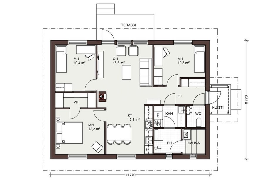 Планировка частного дома